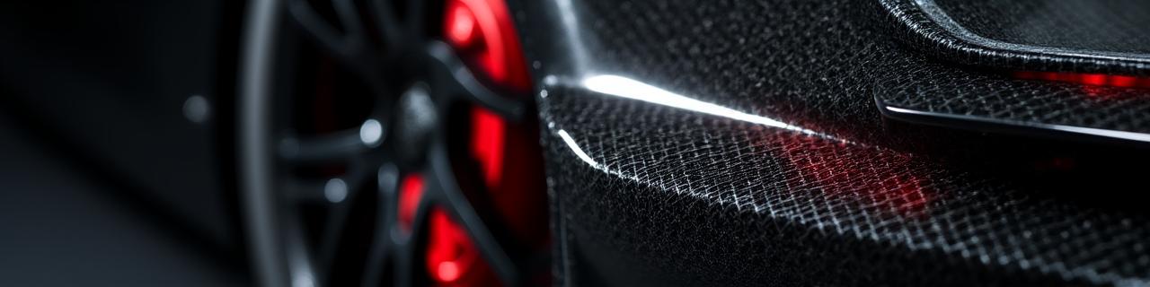Close up of precision automotive engineering